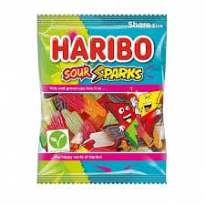 Haribo Gummy Sour Sparks 140gm NPR 310