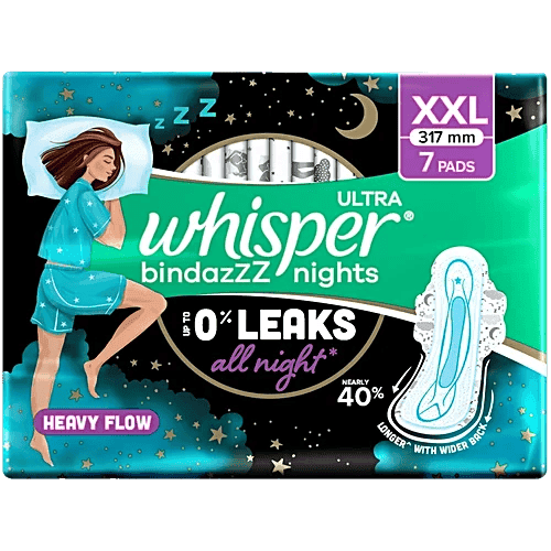 Whisper Ultra Night XXL 7s INR 110