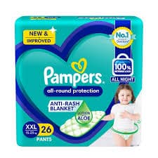 Pampers Pants XXL 26pcs INR 899 - 50 % off