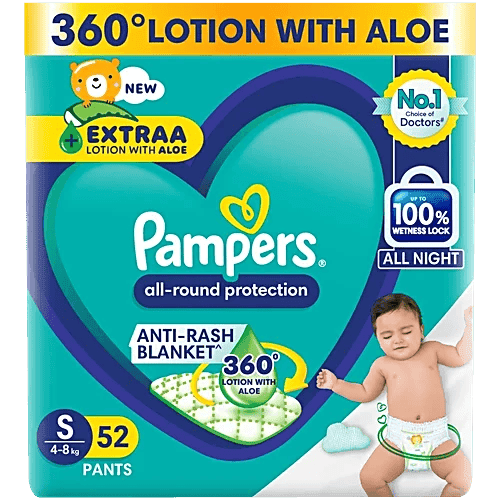 Pampers Pants Small 52pcs INR 899