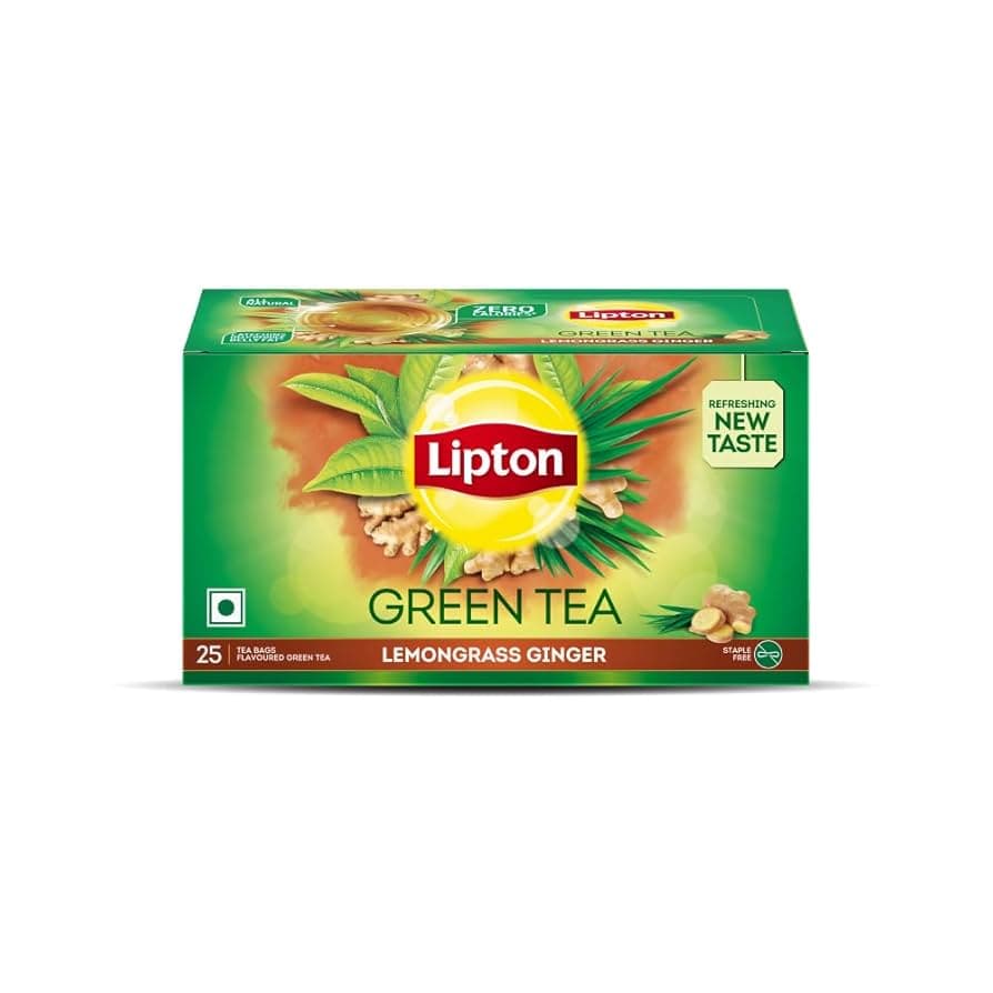 Lipton Green Tea Lemongrass Ginger TB - 25pcs 32.5gm