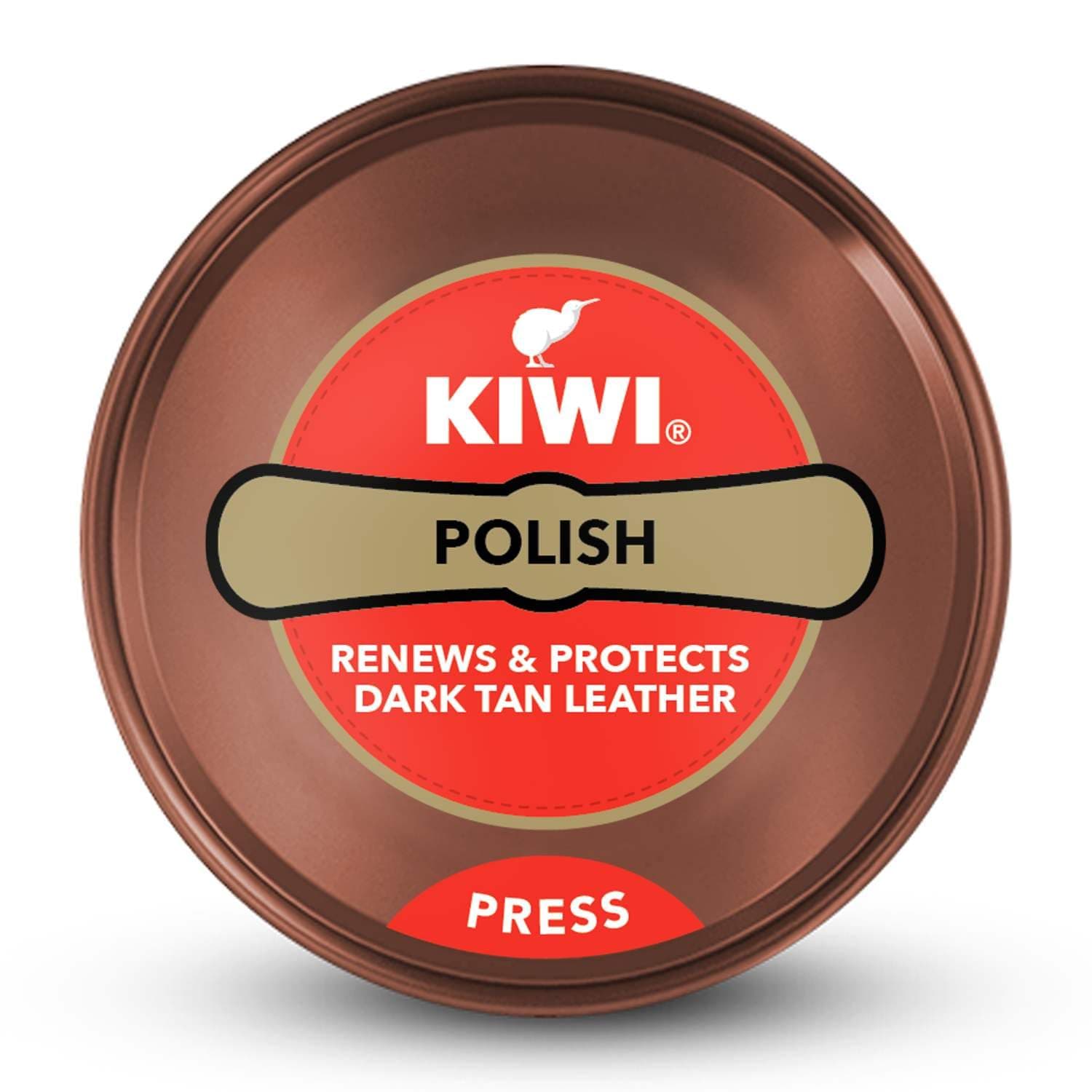 Kiwi Shoe Polish Dark Tan 40 gm
