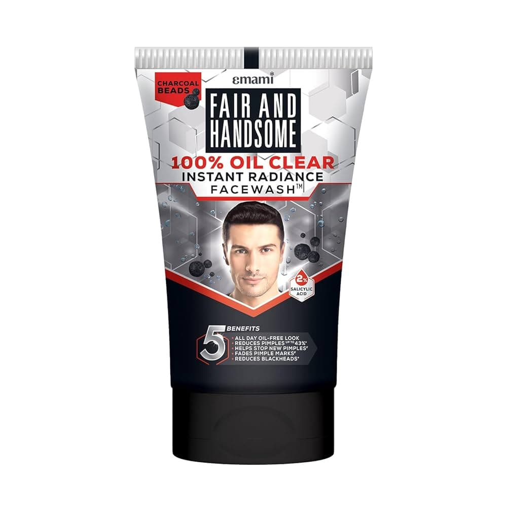 Emami Fair and Handsome Oil Clear Instant Radiance Facewash 50gm INR 113 - 50% off