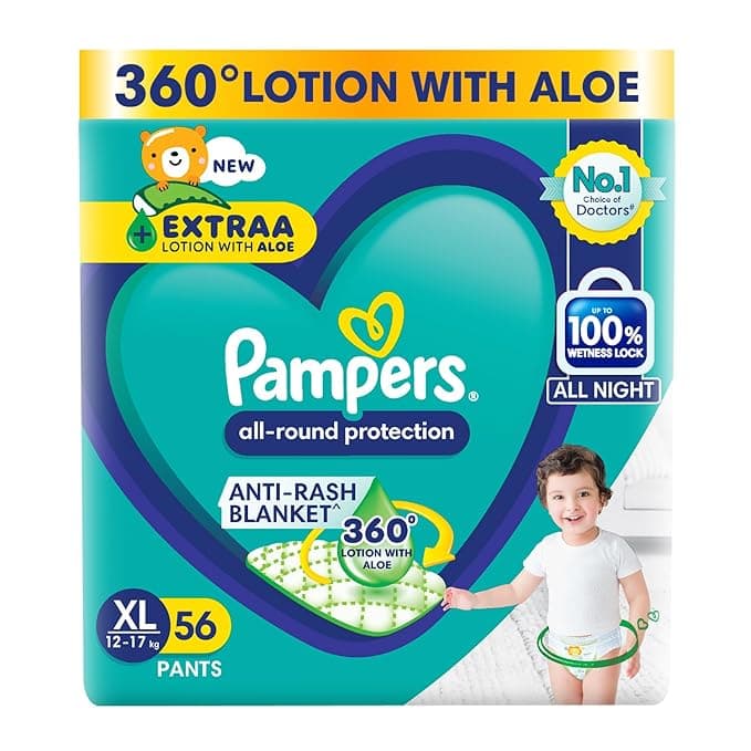 Pampers Pants XL 56pcs INR 1449