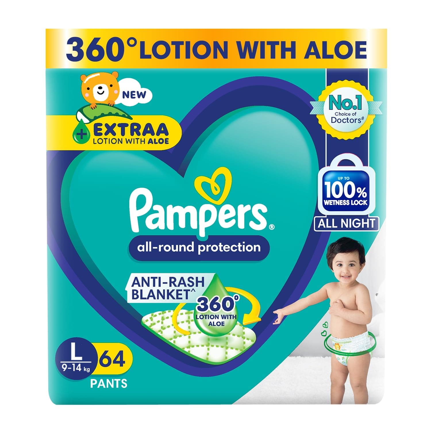 Pampers Pants Large 64pcs INR 1449