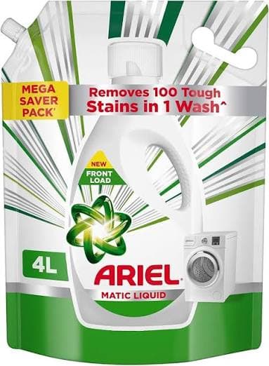 Ariel liquid Matic Pouch FL 4 Ltr INR 839