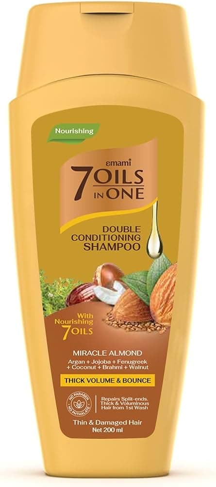 Emami 7 Oils in One Double Conditioning Shampoo Almond 200ml INR 130 - 50% Off
