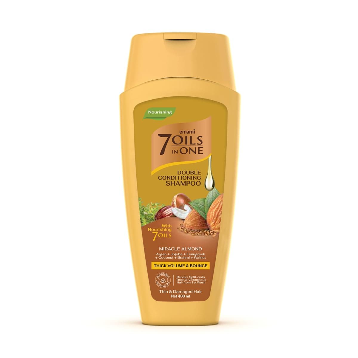 Emami 7 Oils in One Double Conditioning Shampoo Almond 400ml INR 250 - 50% Off