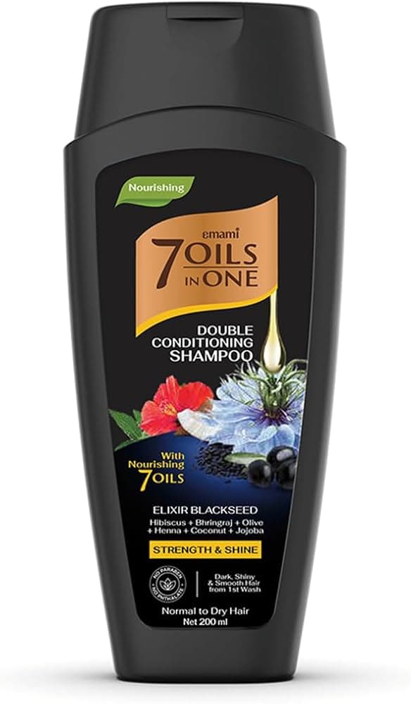 Emami 7 Oils in One Double Conditioning Shampoo Black Seed 200ml INR 130 - 50% Off