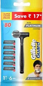 Gillette Gaurd 6 INR 50 - 50%