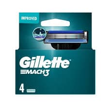 Gillette Mach3 Cart 4s MRP 1280 - 50% off