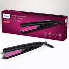 HAIR STRAIGHTENER HP8302/06 Black / Sole Plate Pink MRP 3120