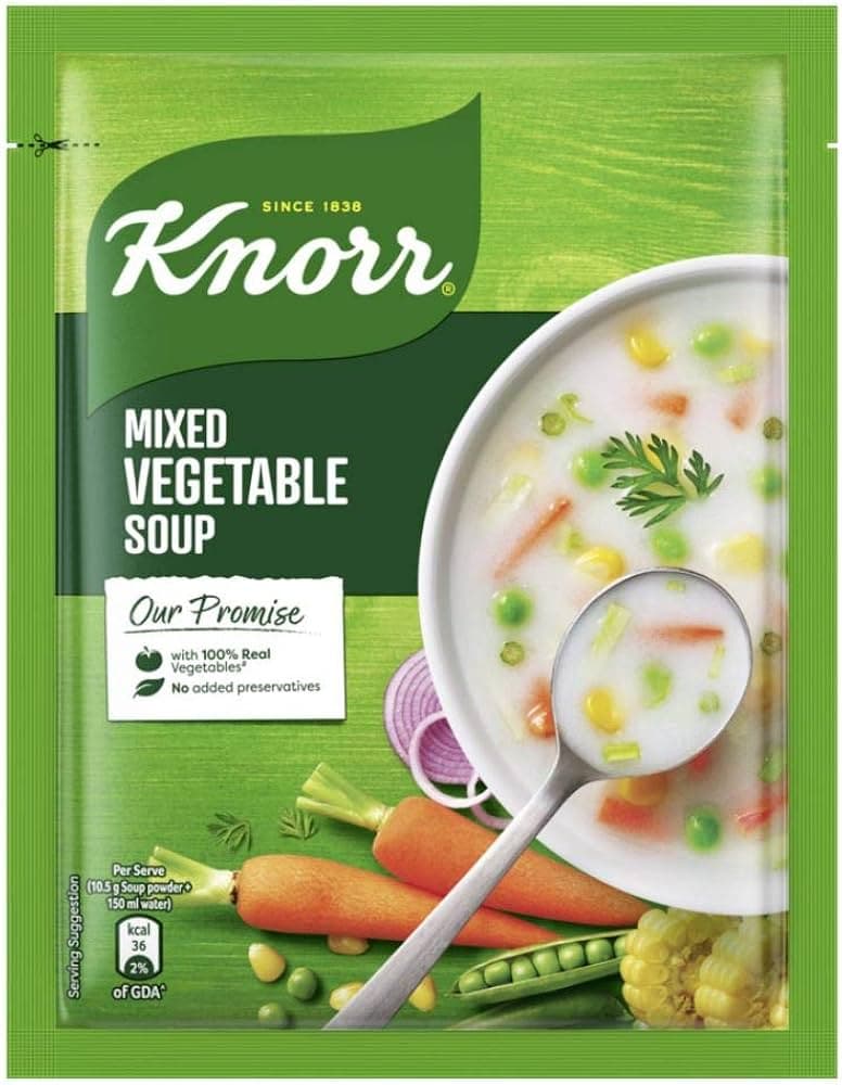 Knorr Mixed Vegetable Soup 40gm INR 55