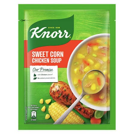 Knorr Sweet Corn Chicken Soup 40gm INR 75- 50% OFF