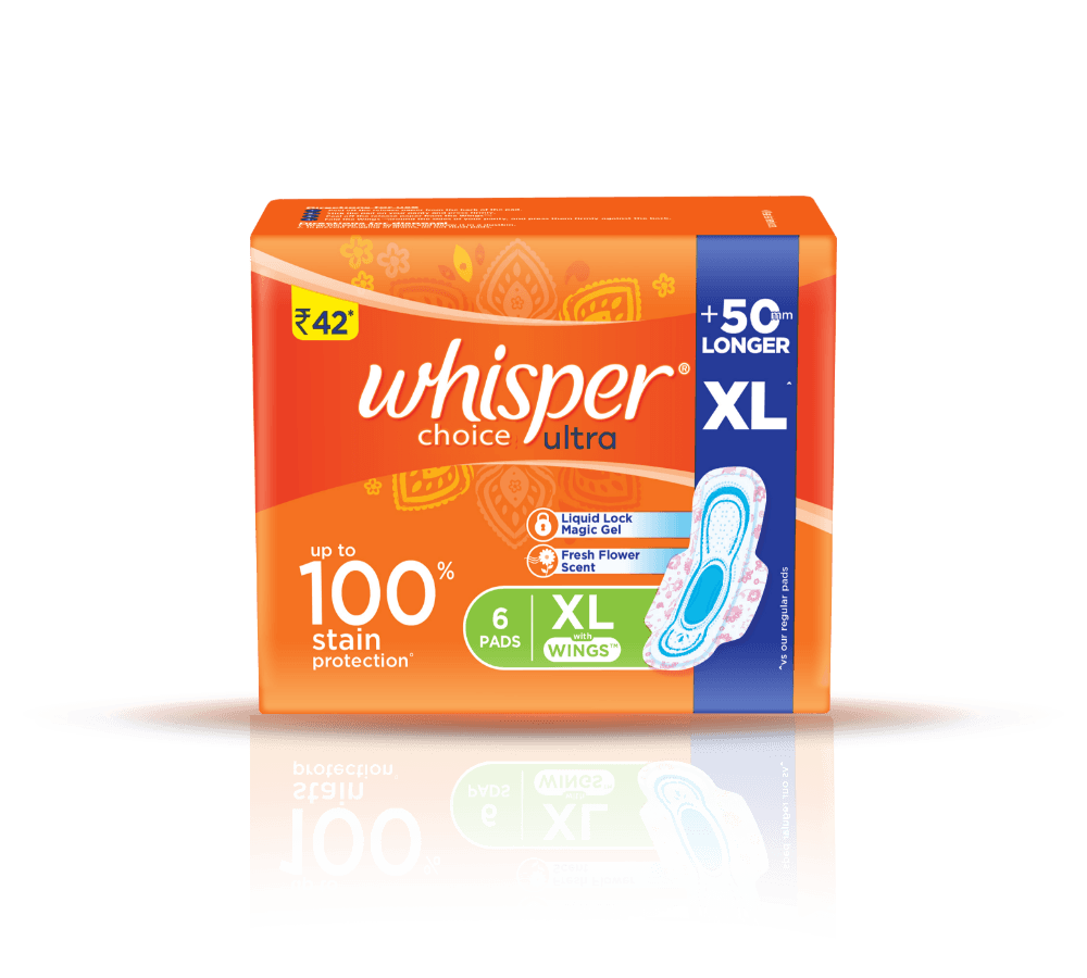 Whisper Choice 6s INR 50