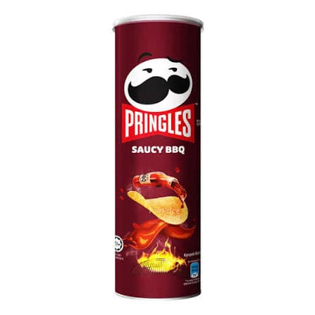 Pringles Saucy BBQ 102gm NPR 300- 50% OFF