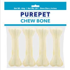 Purepet Chew Bone 160gm NPR 330
