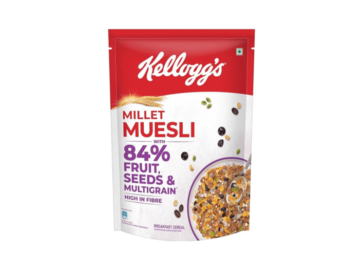 Kellogg's Millet Muesli Multigrain 500gm MRP 820 (220 OFF)