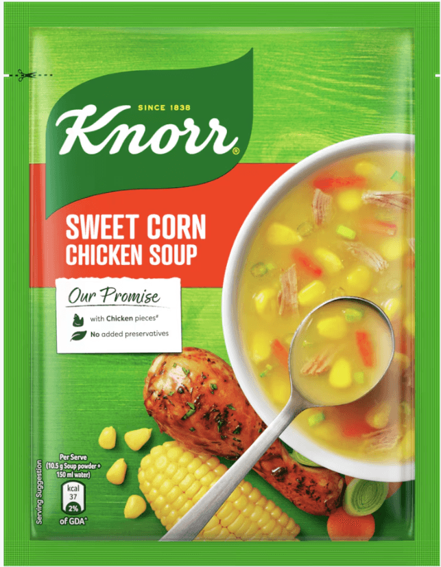 Knorr Sweet Corn Chicken Soup 40gm INR 65