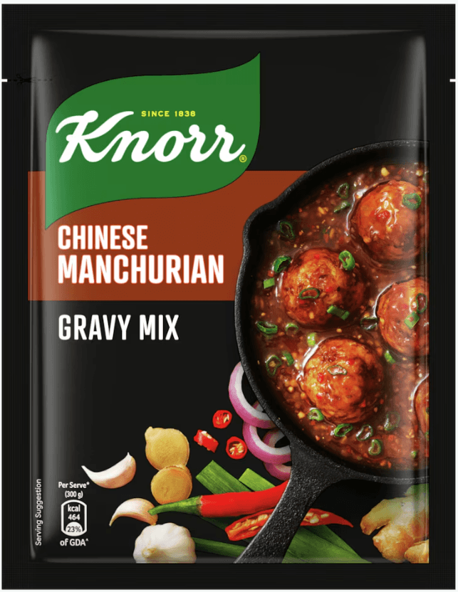 Knorr Chinese Manchurian Gravy Mix 55gm INR 60