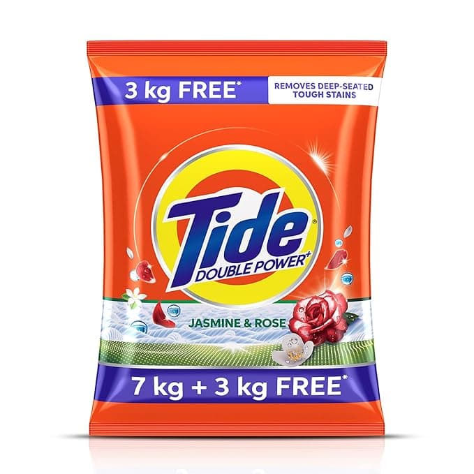Tide Plus Jasmine & Rose 7KG + 3KG Free