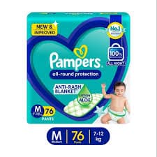 Pampers Pants Medium 76pcs INR 1449 - 50% off