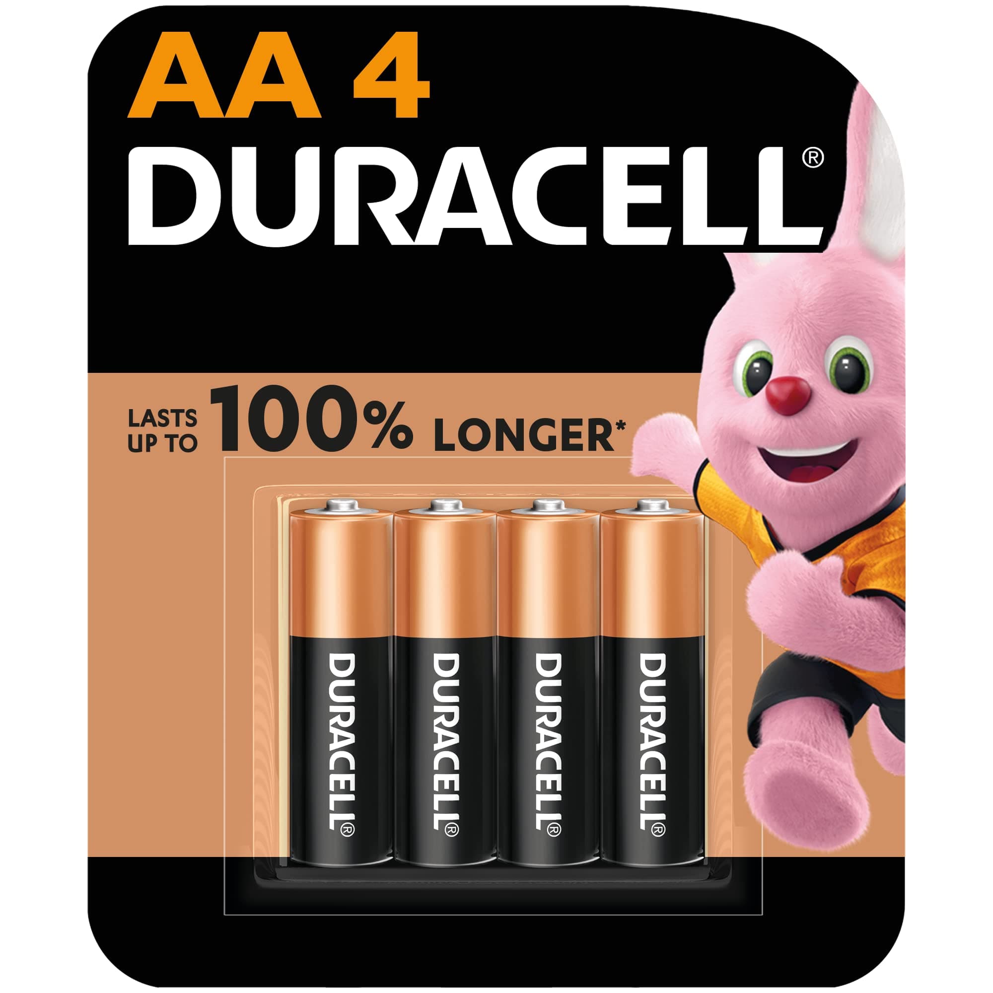 Duracell Ultra 100% Longer AA4