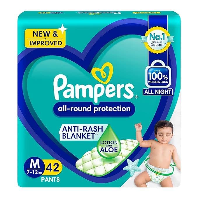 Pampers Pants Medium 42pcs INR 899 - 50 % off