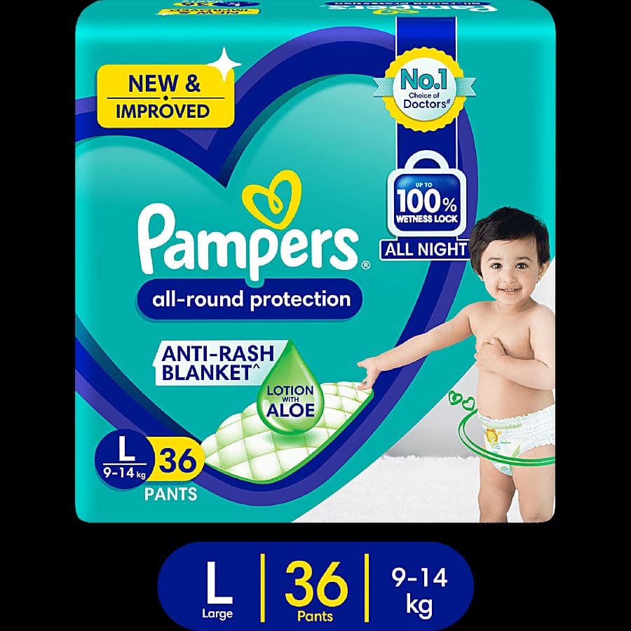 Pamper Pants Large 36pcs (50% off)