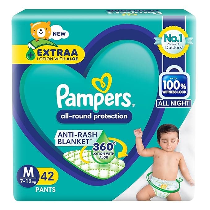 Pampers Pants Medium 42pcs INR 899