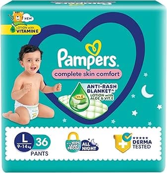 Pampers Pants Large 36pcs INR 899 - 50% OFF