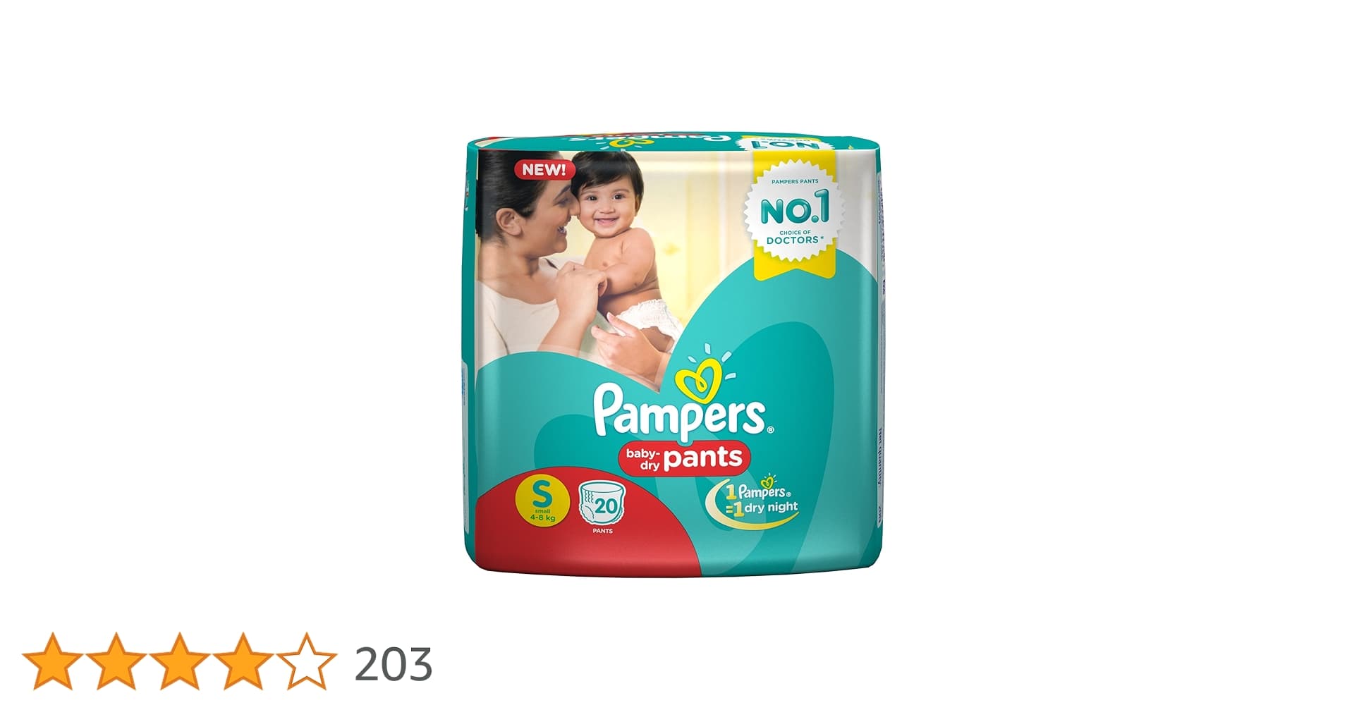 Pampers Pants Small 30pc INR 400 - 50% off